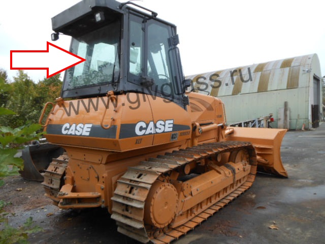 Бульдозер CASE 1150 К / CASE 1150 M - Стекло заднее (закаленное)